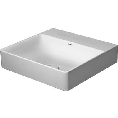 Duravit DuraSquare washbasin ground without tap hole 50 x 47 cm 2353500079