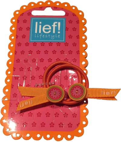 Haarelastiekjes Knoop Oranje - Lief Lifestyle‎‎