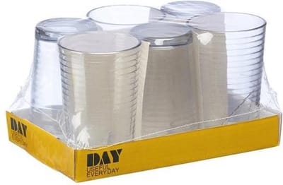 Drinkglas Ribbel - 22cl - set van 6 stuks