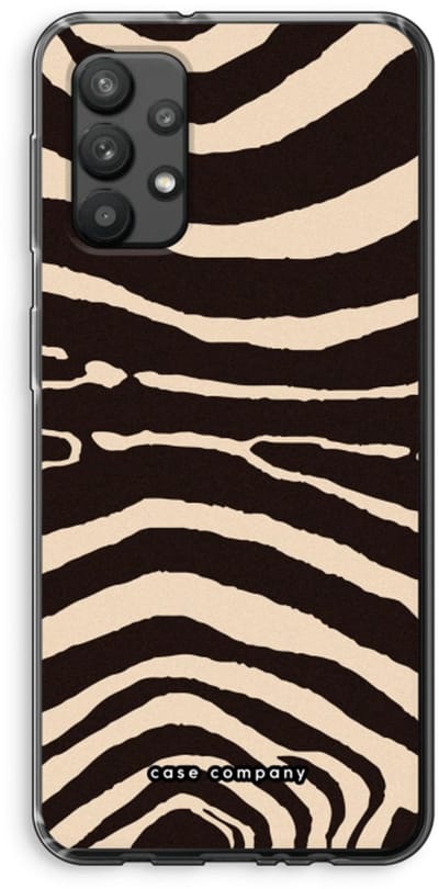 Case Company® - Hoesje geschikt voor Samsung Galaxy A32 4G hoesje - Arizona Zebra - Soft Cover Telefoonhoesje - Bescherming aan alle Kanten en Schermrand