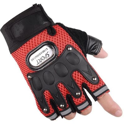 Gants de cyclisme Nouveaux Printemps et Été Homme et Femme Extérieur Vélo Escalade Fitness Sports Pare-soleil Fins Demi-doigts average size