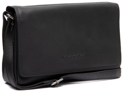 Chesterfield Laverton Waxed Pull Up Kleptas / Schoudertas - Zwart