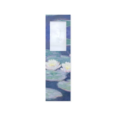 Boekenlegger met loep, Monet, Waterlelies in avondlicht