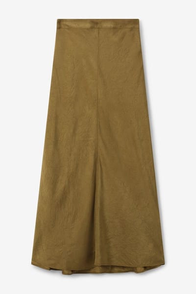 Sissy-Boy - Donkergroene maxi rok