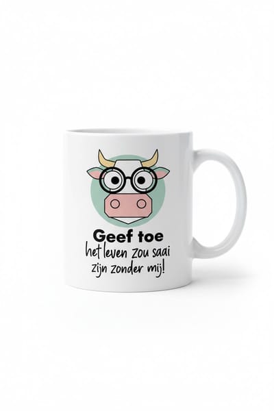 Nevolis® | Koffiemok 330ml met Uniek Design | Ontwerp Jouw Eigen Mok | Handgemaakt Cadeau voor Koffieliefhebbers | Gepersonaliseerd op Aanvraag | Enkel of Grote Bestelling