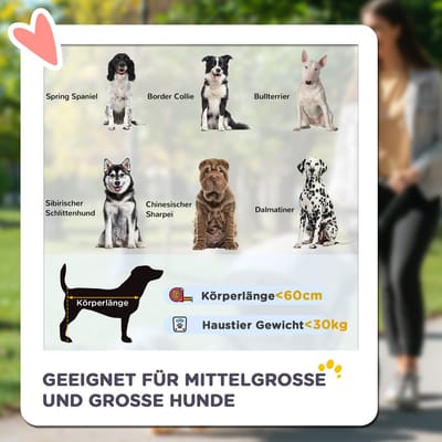 Dierenbuggy Opvouwbaar – 112 x 65 x 100 cm – Staal En Oxfordstof – Donkergrijs – Met Netvensters, Kussen En Veiligheidslijnen Voor Honden