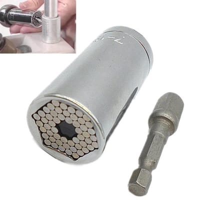 CHPN - Universele Dopsleutelset - 7mm tot 19mm in-1-Dopsleutel - Dopsleutels voor klussen - Gereedschapskist accessoire - Dopsleutelset - Universeel