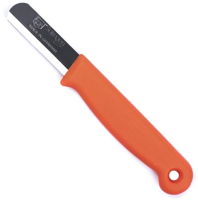 Solingen Bandstaal Mes – HACCP – Oranje – RVS Lemmet 40 mm – Voedselveiligheid voor Oogsten