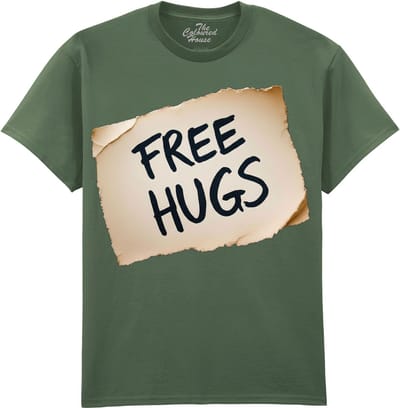 Free Hugs Note The Coloured House T-shirt XL