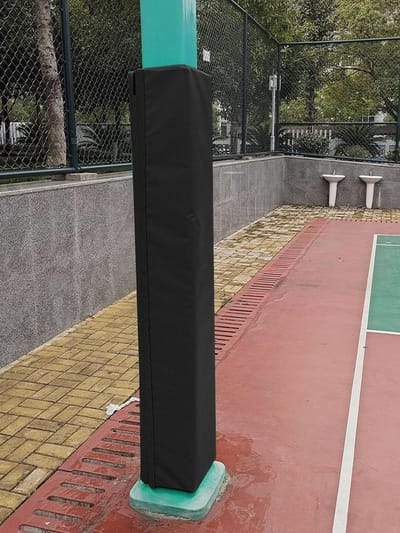 Paalkussen Basketbal - Paalbeschermer - Veilig Sporten - Aanpasbare Pasvorm - 20mm Dik - Zwart