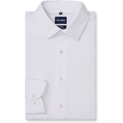 OLYMP Luxor 24/Seven Overhemd, Modern Fit, New Kent, Wit