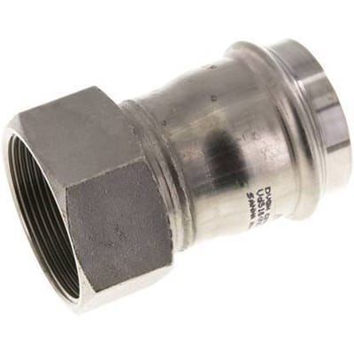 Perskoppeling - 54mm & Rp 2'' Persmof - RVS