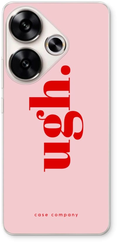 Case Company® - Hoesje geschikt voor Xiaomi Poco F6 hoesje - Ugh - Soft Cover Telefoonhoesje - Bescherming aan alle Kanten en Schermrand