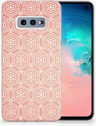 Samsung Galaxy S10e TPU bumper Pattern Orange