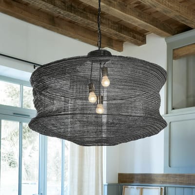 LOBERON Hanglamp Valerique antraciet