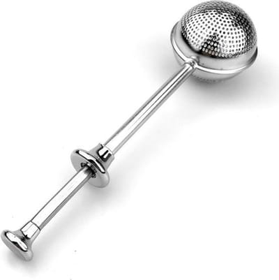 Agatha's Bester - Thee-ei - RVS - Losse Theefilter - Theezeef - Uitschuifbaar
