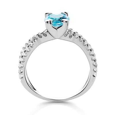 Orphelia Dames 925 Sterling Zilveren Ring - Zilver ZR-7478/AQ