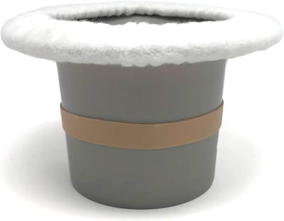 Baby Potty - Zindelijkheidstrainer Baby - EC Training - Antislip Rubberen Band - 17.78 x 17.78 x 11.43 cm - Grijs
