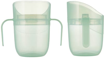 Difrax LOVI Genius Oefenbeker - 130 ml/ 150ml - Groen - 2 Stuk