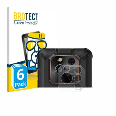 Screenprotector 6 Stuks voor Ulefone RugOne Xever 7 Pro (ALLEEN Camera Lens) Beschermglas transparant