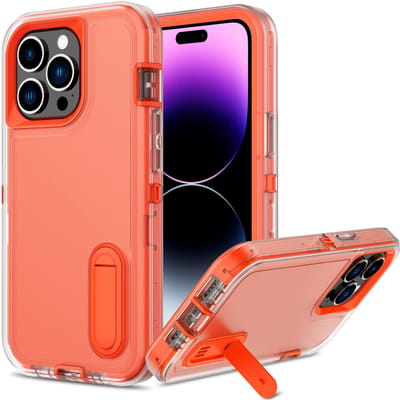 Hoesje voor iPhone 15 14 13 12 11 Pro Max XS XR 8 7 Plus Heavy Duty Schokbestendig Anti-Kras Robuust Beschermend met Standaard Cover iPhone SE 2022