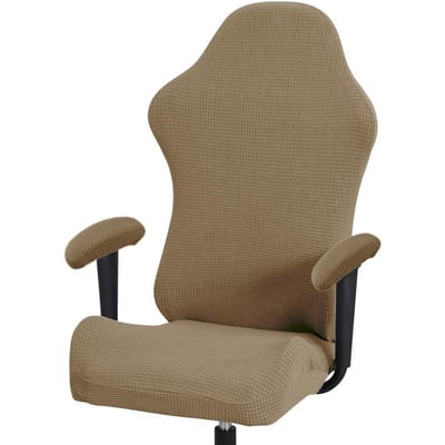 Dikke Jacquard Kantoor Computer Game Stoel Hoeslaken Rekbaar Polyester Verstelbare Racing Gaming Stoel Beschermer Met Armle gray