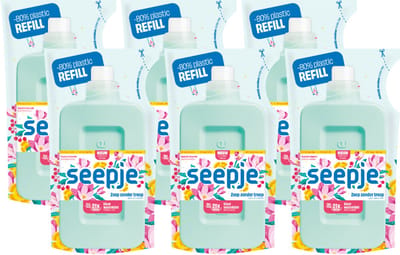 Seepje Wasmiddel Kleur Magische Magnolia Navulling - 6 x 945 ml - Voordeelverpakking