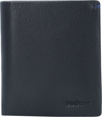 Maître Herrstein Habert Portemonnee Leer 9 cm - Jongens - Horizontaal - black
