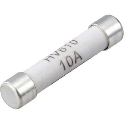 VOLTCRAFT VC 100er Fuse Multimeterzekering (Ø x l) 6.35 mm x 31.8 mm 10 A 600 V/AC, 600 V/DC Snel -F- Inhoud 1 stuk(s)