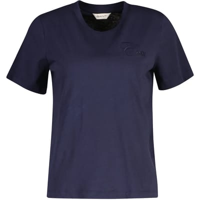 Dames T-shirt regular Gant Tonal Graphic