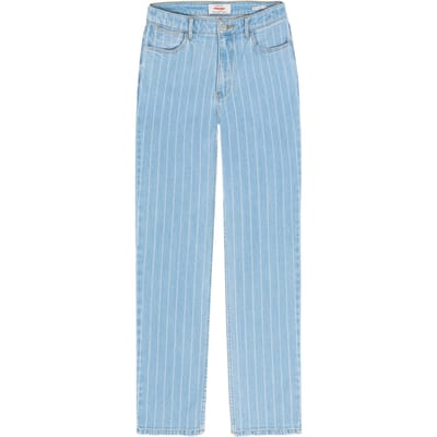 Wrangler - STRAIGHT CROP - STONE STRIPE - W27 X L32