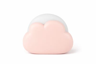 Nachtlamp - Wolk - Roze - Oplaadbaar - 3 Standen