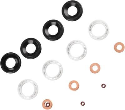 Injector O-Rings Kit - 1314368 Injector Seal Ringen, Vervangingsset voor Berlingo, C2, C3, C4 met O-Ring Beschermers en Buckles