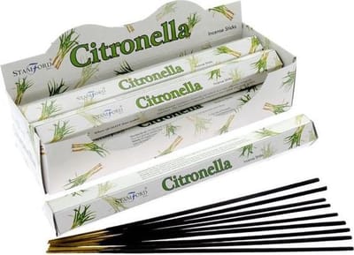 37120 Stamford Premium Hex Wierook Stokjes - Citronella