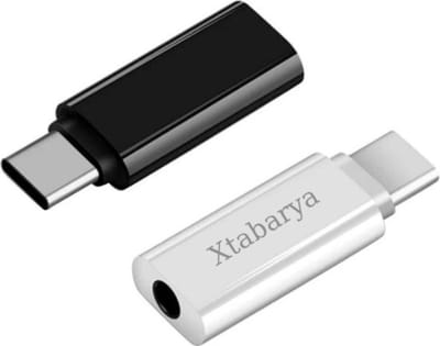 Xtabarya 3.5Mm Female Naar Type C Male Adapter geschikt voor Samsung Xiaomi Redmi Poco Huawei Honour Macbook 3.55Mm bedrade Headset Converter Otg zwart