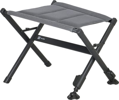 Travellife Olbia Camping Voetenbank - Verstelbare poten - Compact en opvouwbaar - Ventilerende en sneldrogende 2D mesh bekleding