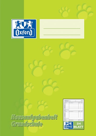 Huiswerkschrift voor basisschool, formaat A5, 48 pagina's