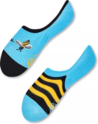 Many Mornings onzichtbare unisex sneakersokken - Bee Bee No Show - Unisex - Maat: 39 - 42