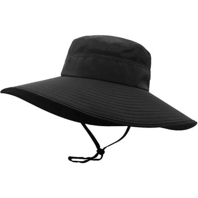 Sneldrogende Oversized Bucket Hoed Pet Voor Mannen Grote Hoofd Buiten Vissen Zon Hoed Grote Maat Boonie Hoed Panama 55-59Cm 60-63Cm XXL 60-63cm black
