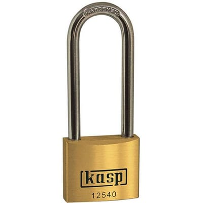 Kasp K12540L63A1 Hangslot 40 mm Gelijksluitend Goud-geel Sleutelslot