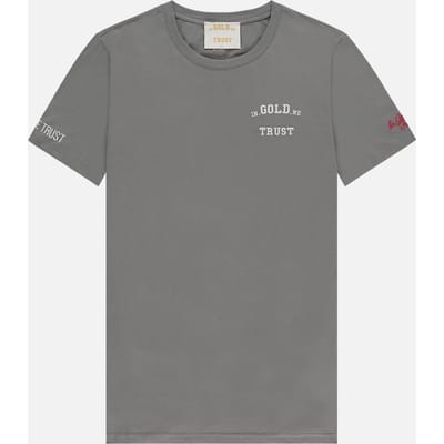 In Gold We Trust The Pusha Quiet Shade Size: L | T-Shirts Outlet | Unisex | Grijs