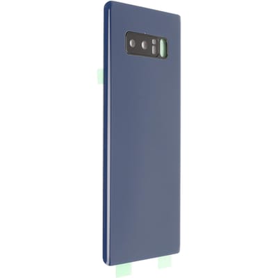 Telefoon Achterpaneel Glas met Vooraf Geïnstalleerd Camera Lens Telefoon Achterklep Deur voor Samsung Galaxy Note 8 SM N950 Blauw blauw
