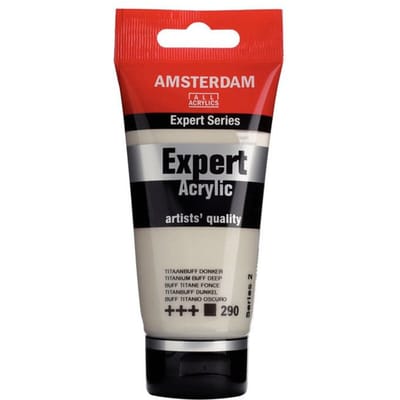Amsterdam Expert Series Acrylverf - 75 ml - Titaanbuff Donker 290   8712079289188   Verf