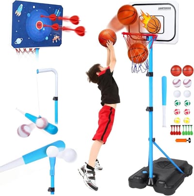 Professionele Basketball Ring voor Thuisgebruik - Inclusief Net en Bevestigingsmateriaal, Ideaal voor Sport en Spel