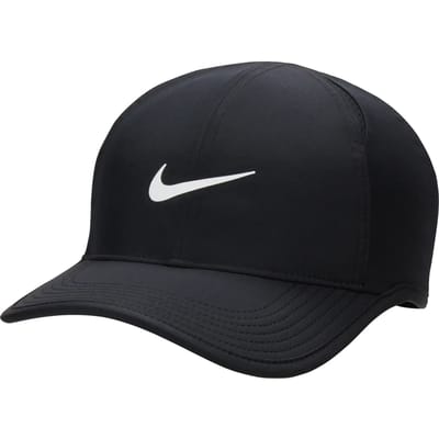 Nike Dri-FIT Club Unstructured Featherlight Pet - Zwart - Maat M/L - Unisex