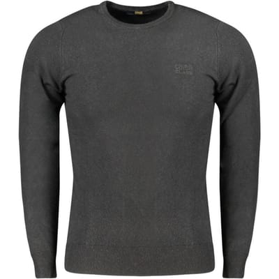 Cavalli Class Zwart Viscose Sweatshirt