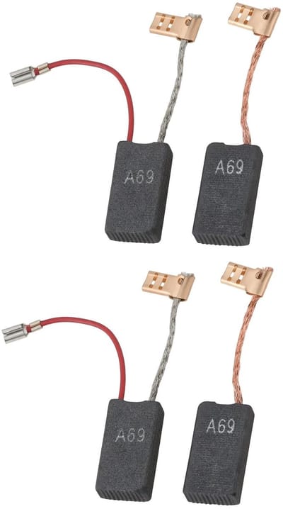 Dailygoods- Koolborstels 6,3x12,5x23mm - Compatibel met GBH 5-40 DE - Compatibel met GSH 5 CE - Roterende Hamer - Schokbestendig - Consistente Motorprestaties - Motorborstel