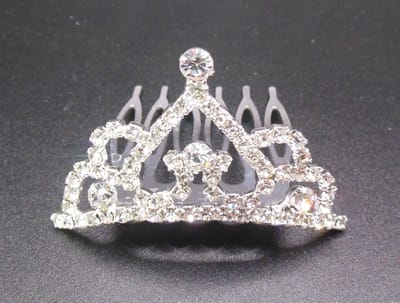 Tiara klein kroontje met strass #4