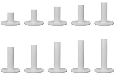 10 stuks rubberen golfmatten voor indoor en outdoor golf oefeningen