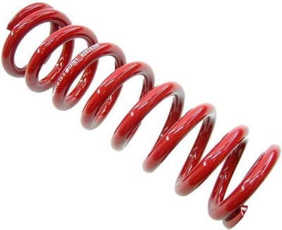 Schokdemper Veer - Reserveonderdeel - Fietsreparatie - Stalen Constructie - 134 mm - Rood